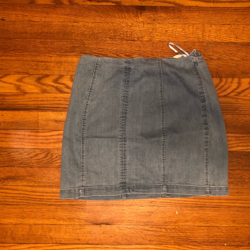 ALTAR’D STATE JEAN SKIRT
